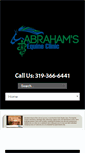 Mobile Screenshot of abrahamsequineclinic.com